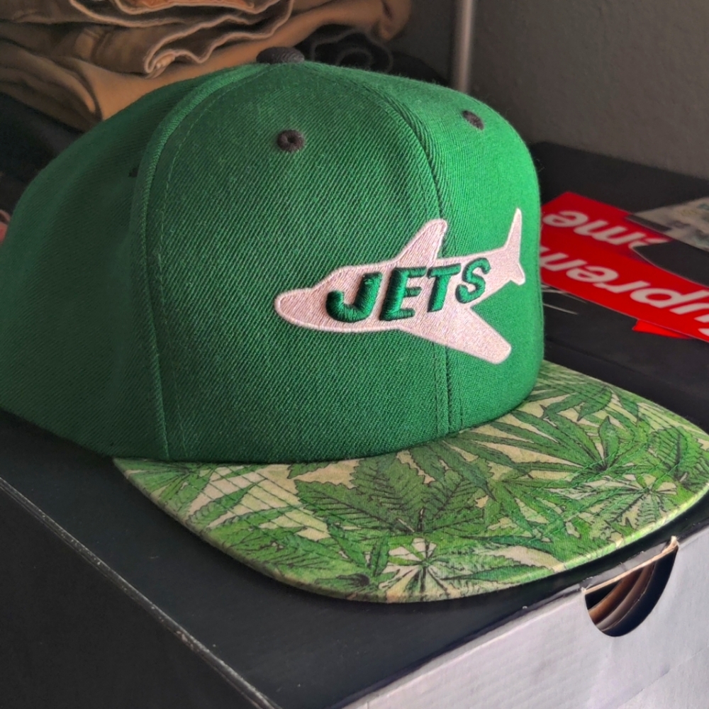Vintage Custom Mitchell & Ness Jets strapback